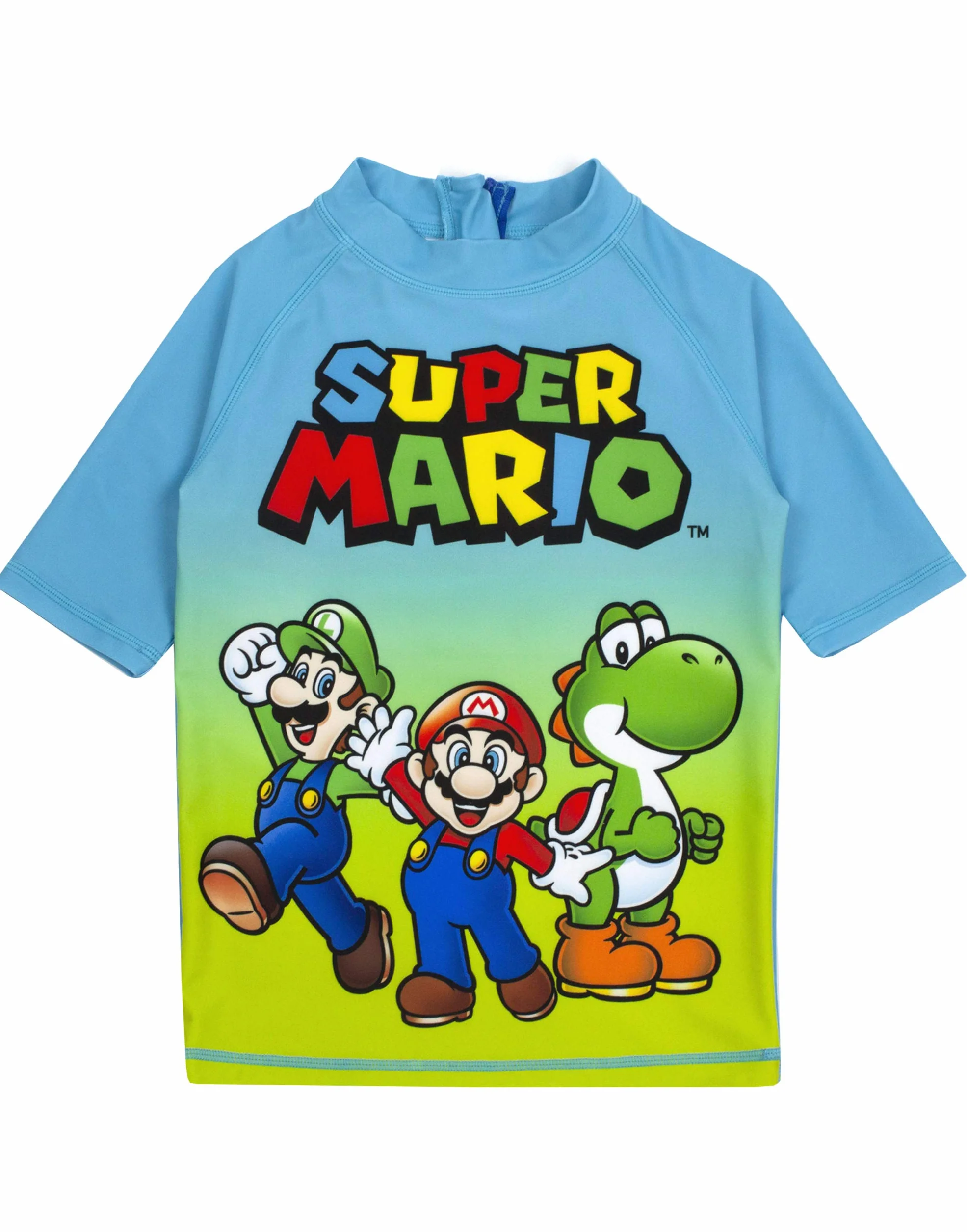 Super Mario Traje de baño Boys UV50 Sol Safe Dos Piezas Top & Shorts Disfraz