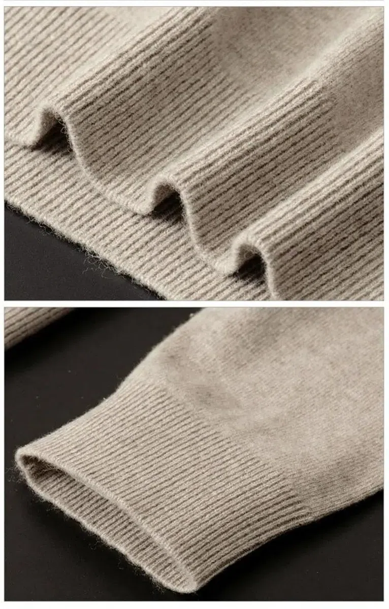 Suéter de cuello alto para hombre, cálido, suelto, color liso, suéter de punto cálido