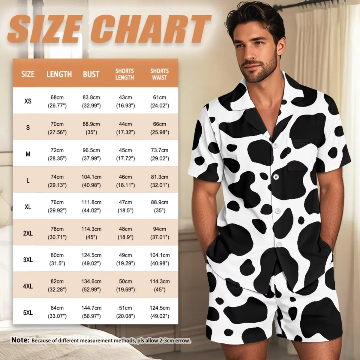 Conjunto de pijama a juego para parejas, de manga corta, con botones, ropa de dormir