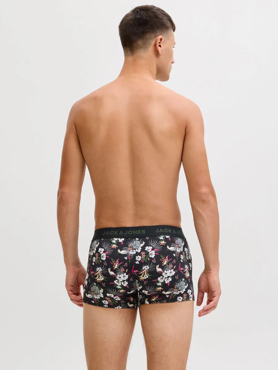 Jack & Jones Jacflower Micro Fiber 3 Pack Bóxer Hombre (Pack de 3)