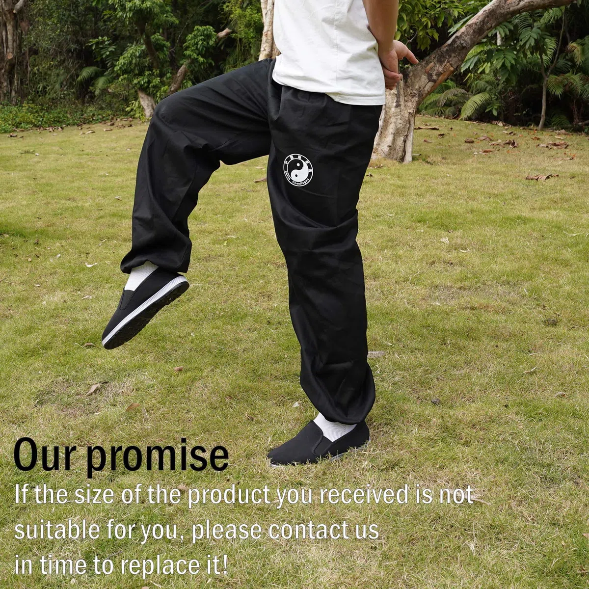 Pantalones de Tai Chi Taza Amplia Hombre y Mujer y Niño Pantalones de Yoga Qigong Abierto a los Tobillos Pantalones Kung Fu Wing Chun Artes Marciales Chinas Anchas y Agradables Viscosa