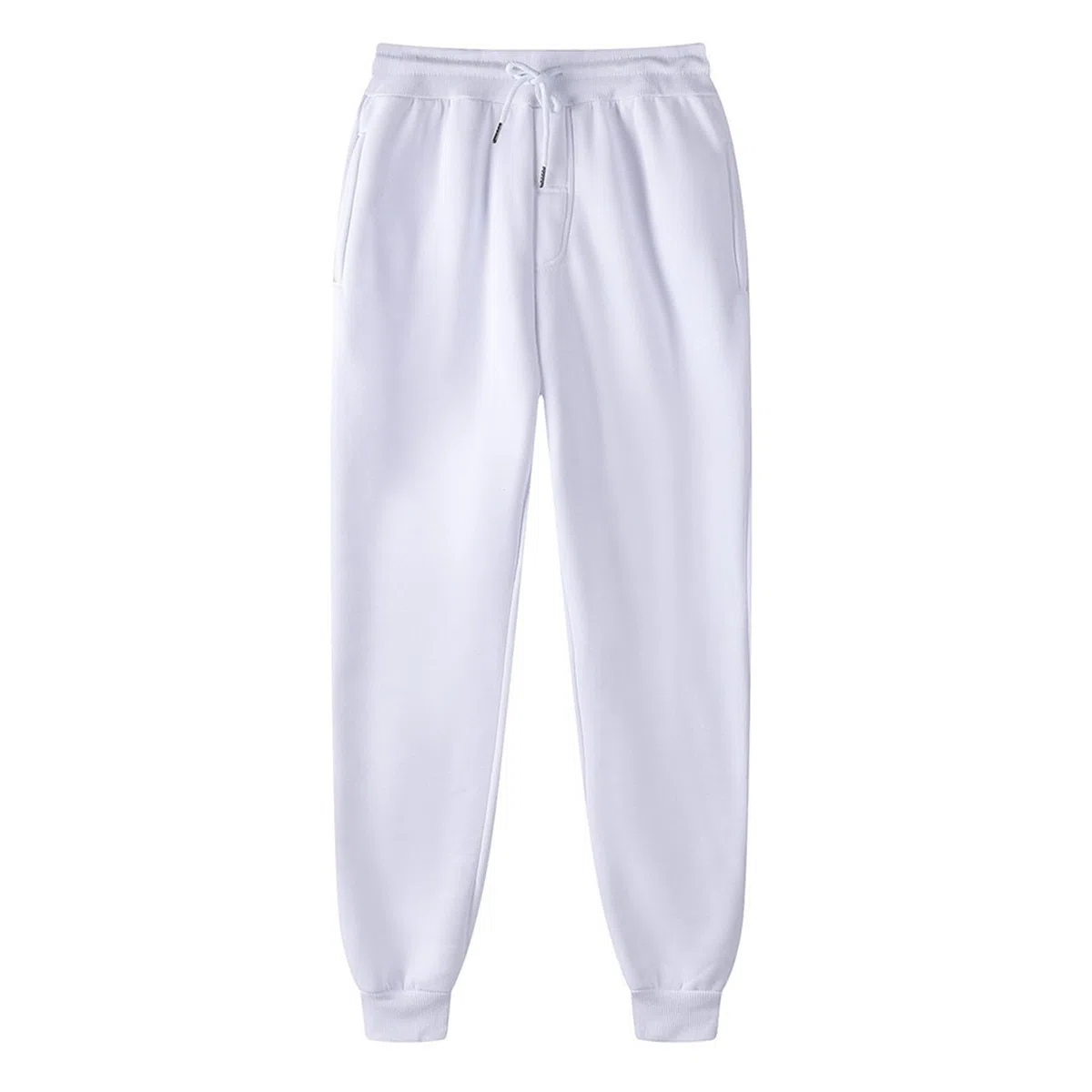 Pack de 3 pantalones de chándal unisex para otoño/invierno, cintura alta, cintura alta, pantalones de fitness, monocolor, elásticos, ligeros y cómodos, pantalones de chándal para correr al aire libre
