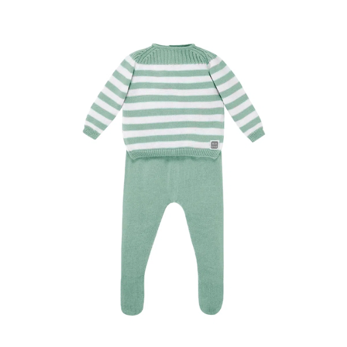 MINUTUS Conjunto Bebé Cabrera con Gorro, Primera Puesta, Ropa Recién Nacido, Jersey y Polaina 100% Algodón, 3 Piezas