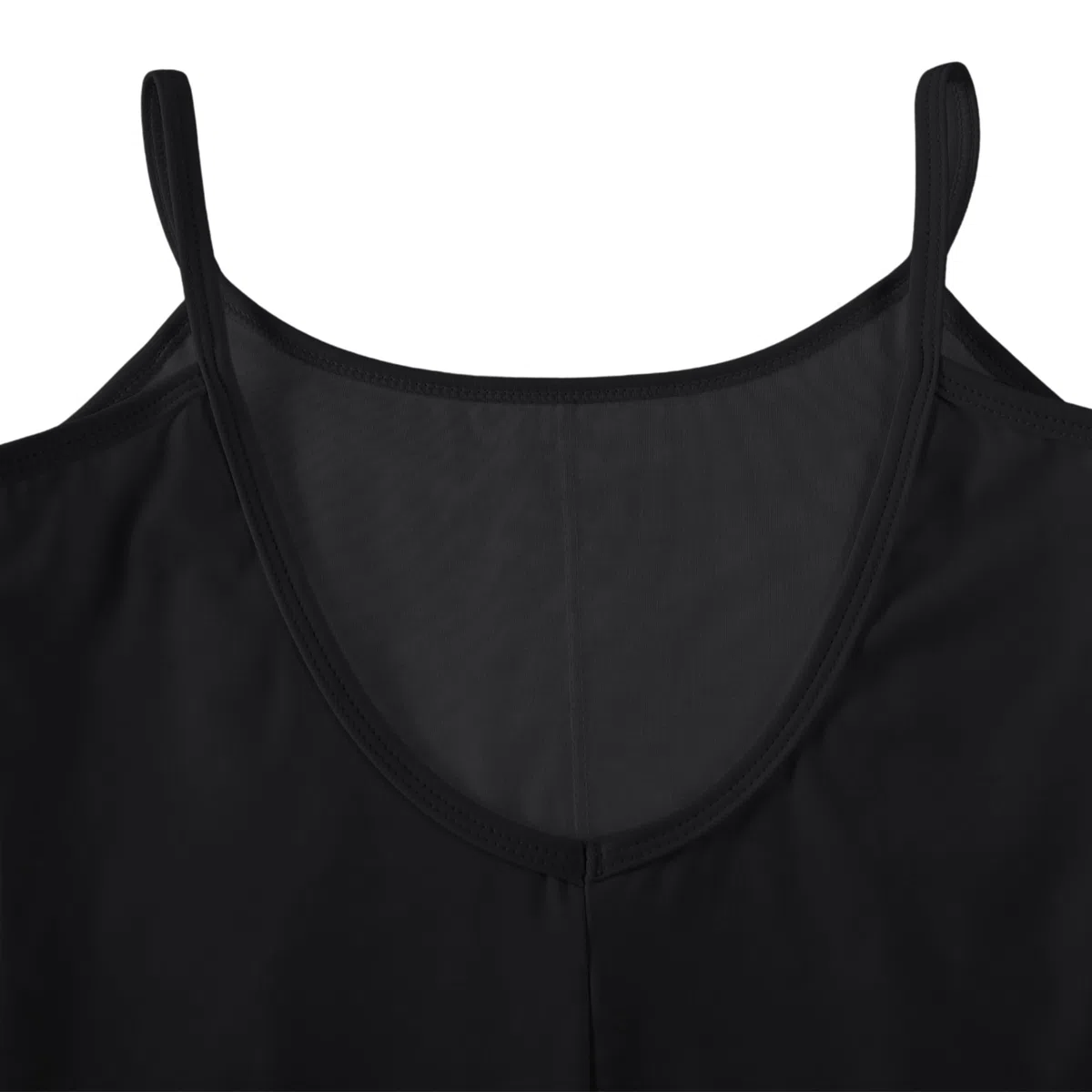 Maillot Danza Ballet sin Mangas Leotardos Gimnasia Ritmica para Mujer con Cuello Redondo