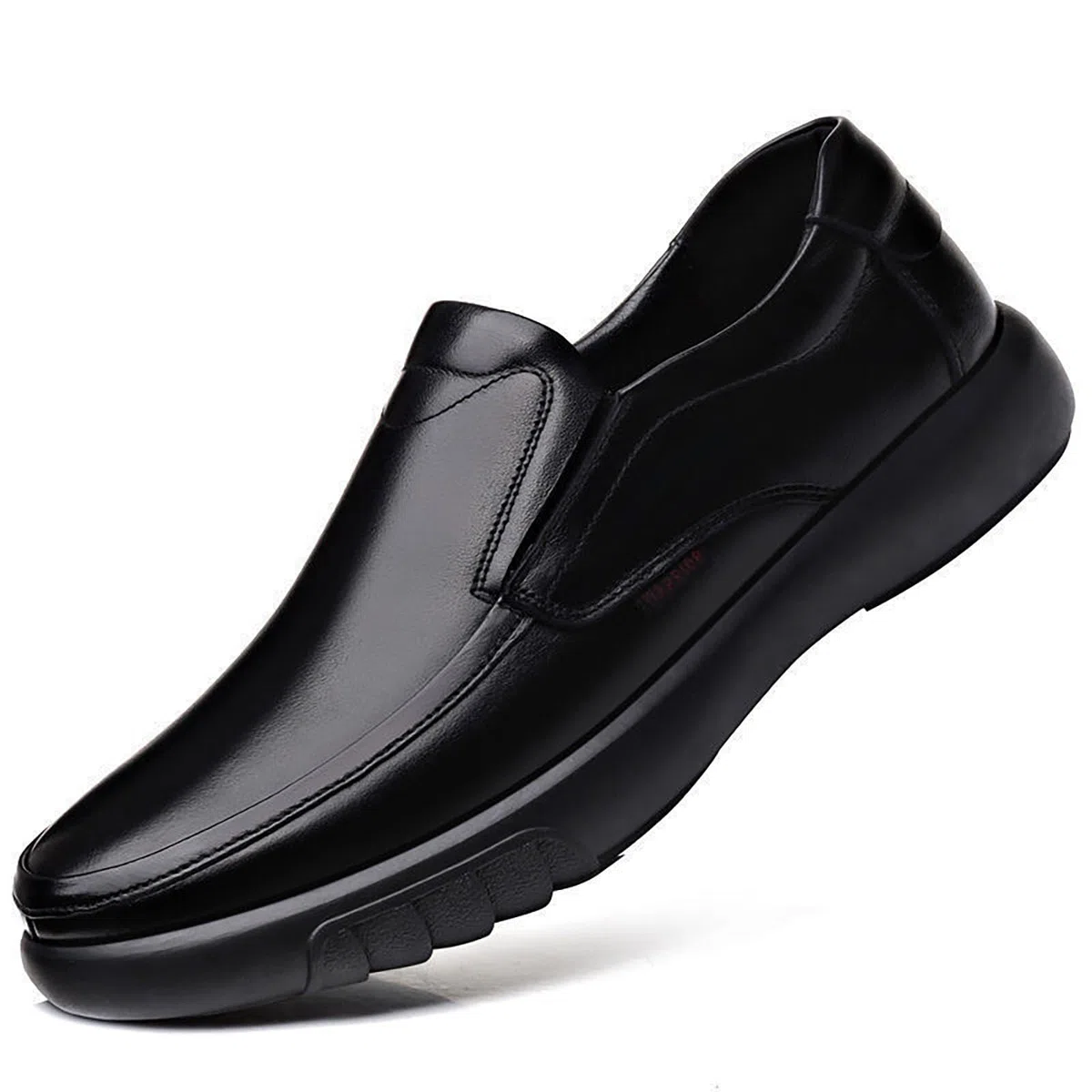 Zapatos de cuero para hombre, retro, zapatos de negocios, cómodos, zapatos de traje, zapatos casuales, ligeros, zapatos de trabajo con suela de placa, zapatos de boda, mocasines clásicos y elegantes