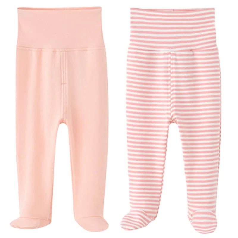Pantalones con pies unisex para bebés de 0 a 12 meses