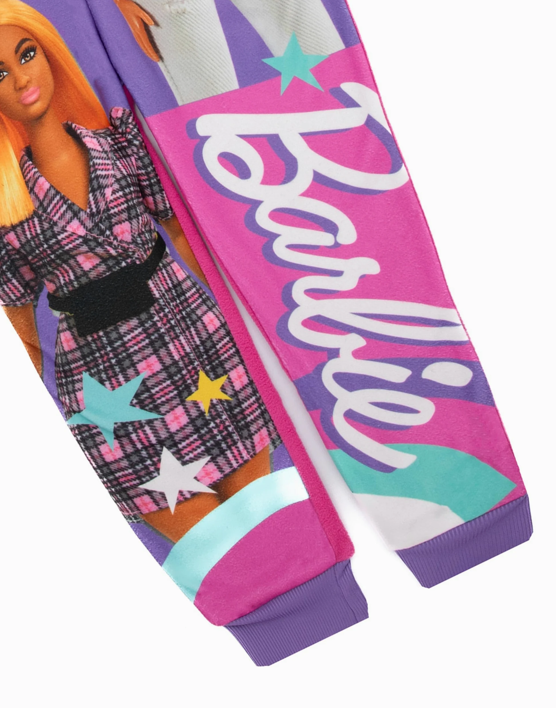 Barbie Girls' Pink All-in-One Nightwear | Experimenta el Encanto cómodo Mono Rosa | Ideal para el Ocio y la relajación | Diseñado para la máxima Comodidad