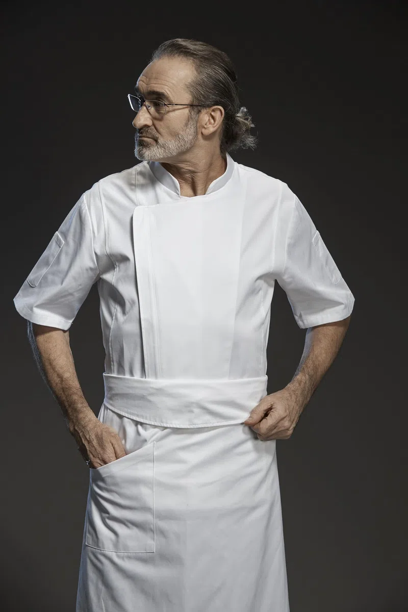Chaqueta de cocina para hotel, cocina, restaurante, uniforme de trabajo, panadería, cocina, servicio de alimentos, catering, ropa de chef profesional 2947M