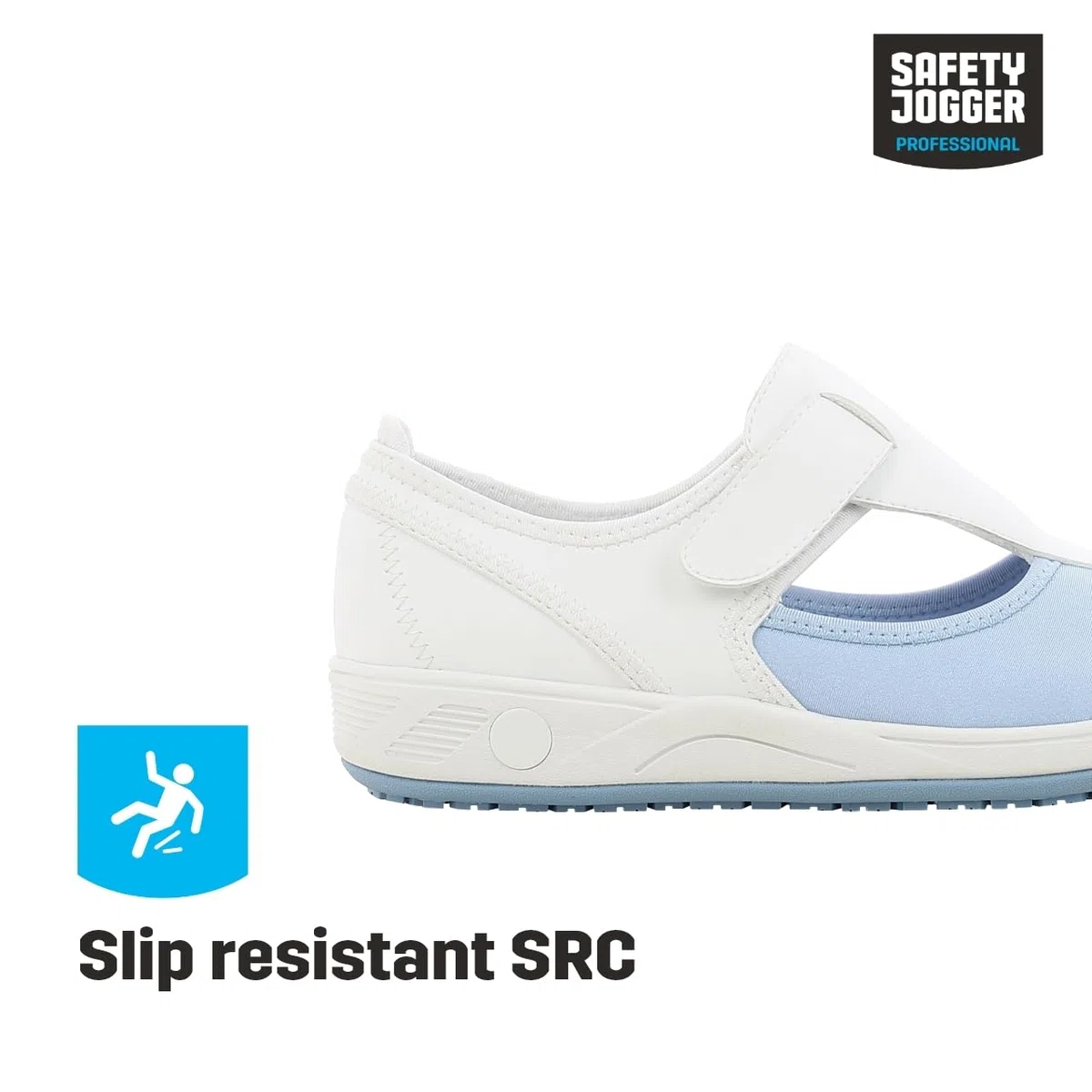SAFETY JOGGER Zuecos de Seguridad para Mujer - Zapato de Trabajo Cómodo y Ligero, Ideal para Enfermeras, Cocina o Interior, Antideslizante y Amortiguador, Oxypas