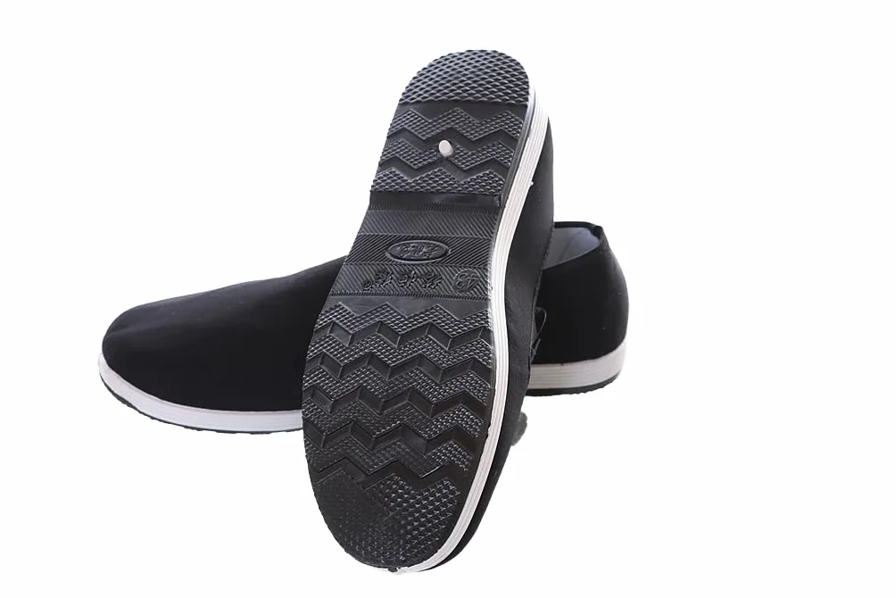 Kungfu artes marciales chinas Taichi Wushu ocio tela zapatos mocasines negro antideslizante