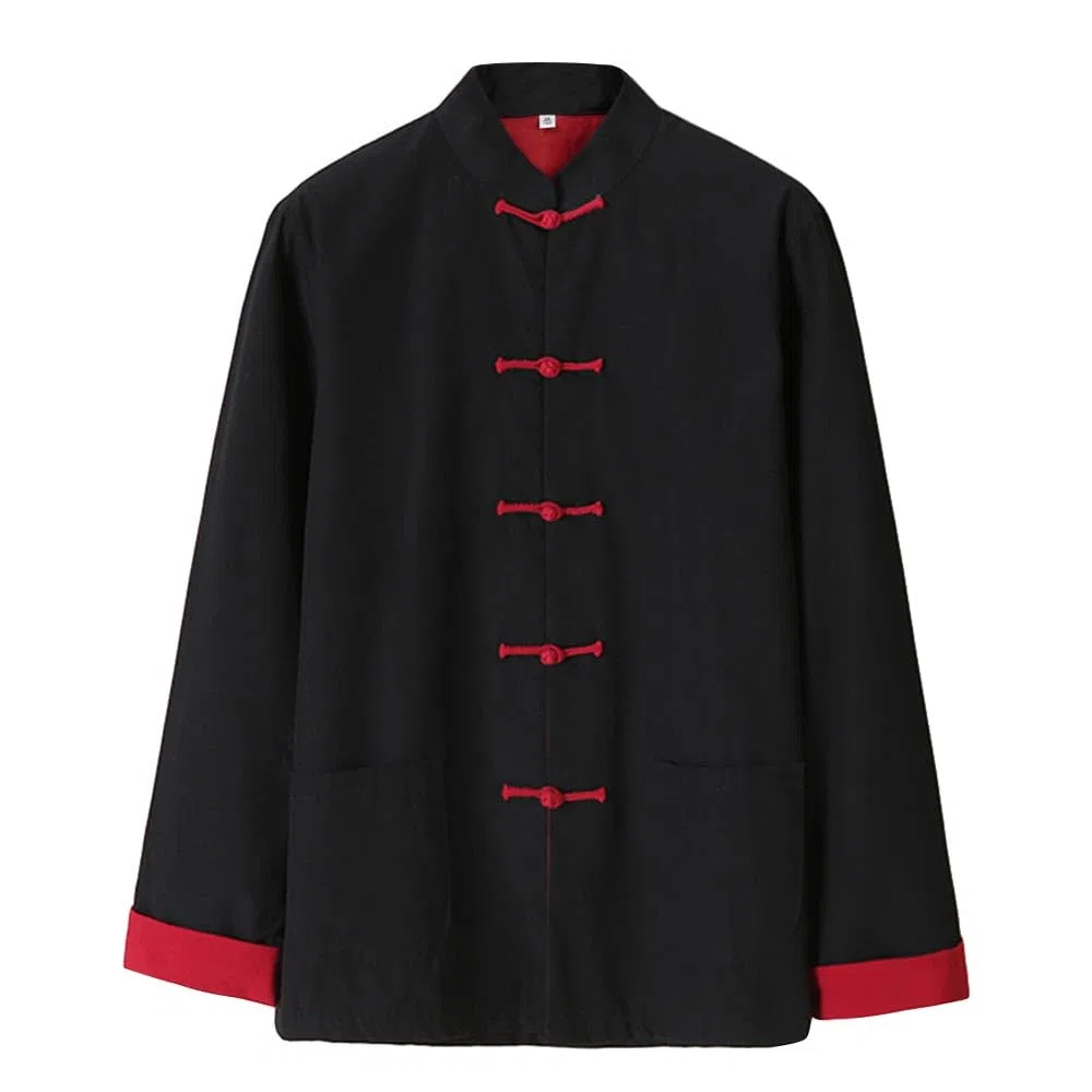 G-like Artes Marciales Chinas Hombre Chaqueta – Tradicional Uniforme Ropa superior para deportes de lucha, Kung Fu Tai Chi Wushu Hombres Mujeres Tang Estilo Primavera Otoño Ropa – Algodón