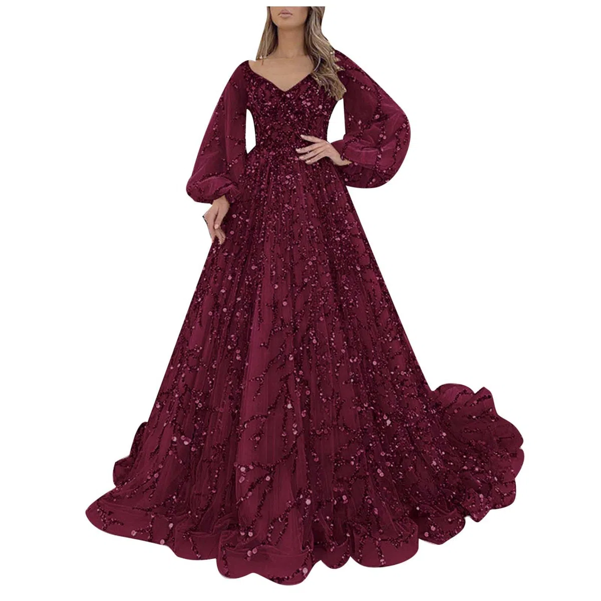 Vestido Mujer Elegante Vestidos Elegantes Trajes Invierno Ropa Boda Otoño De Fiesta Largos Primavera Tallas Grandes Nochevieja Manga Larga Invitada