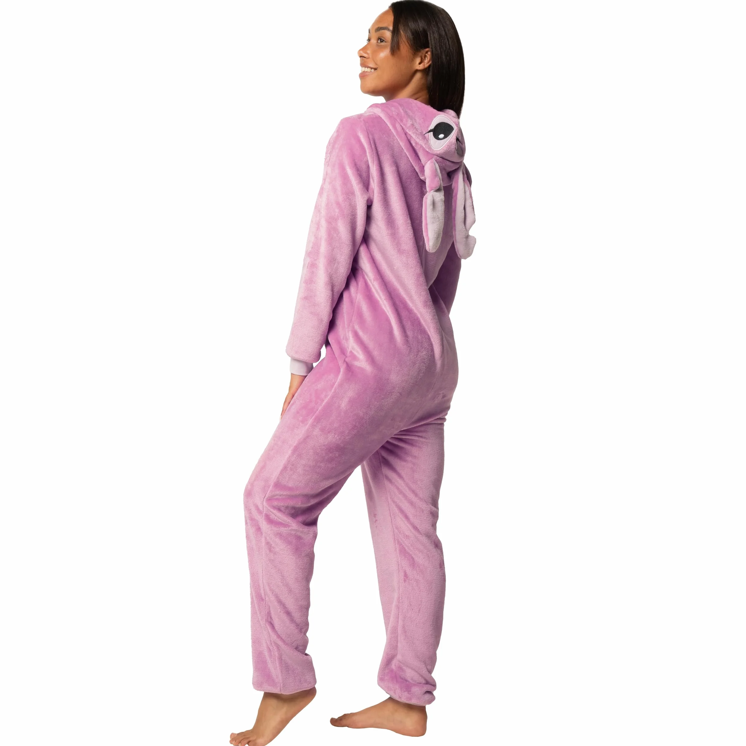 Disney Lilo Y Stitch Body Mujer, Onesie Mujer De Angel, Pijama Stitch para Adultas, Disfraz Pijama De Angel