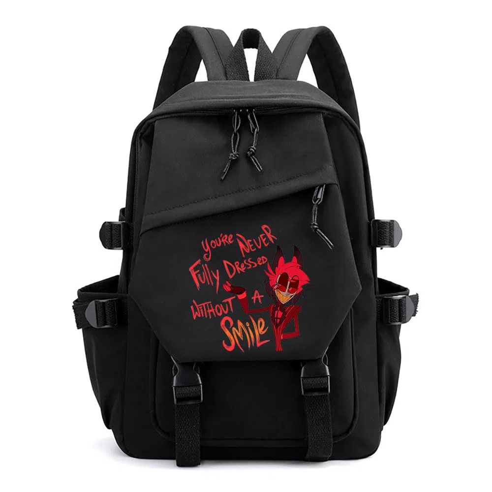 LKY STAR Anime Hazbin Hotel Mochilas Estudiante Viaje Charlie/Vaggie/Angel Dust Escolares para el Campus Universitario Mujeres Hombres Bolsas