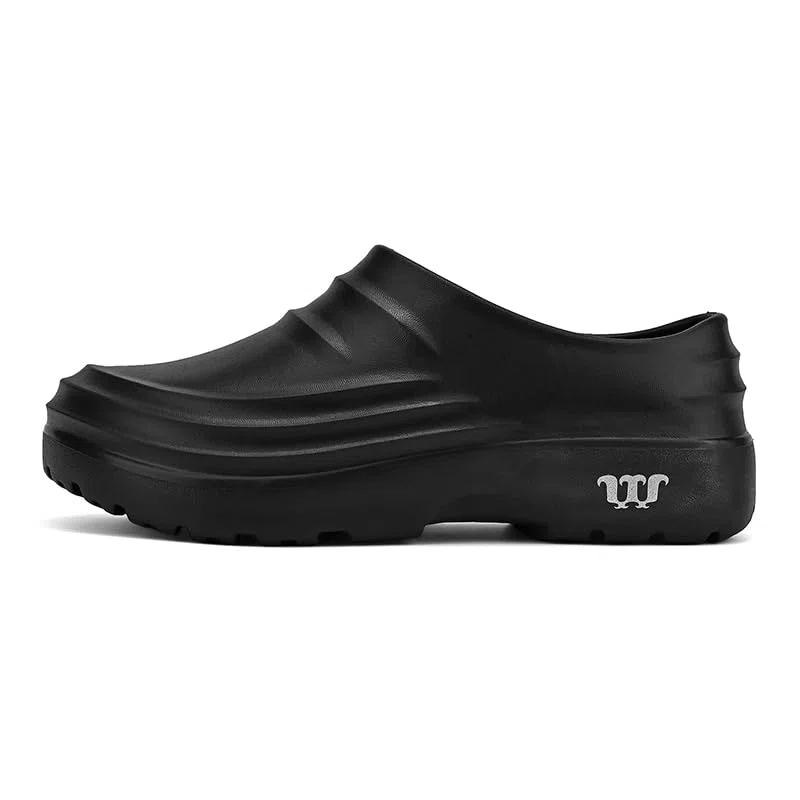 MEIAGDT Zapatos de Cocina Antideslizantes para Hombre y Mujer, Zapatos de Chef Resistentes al Aceite e Impermeables con Suela de Goma Antideslizante, Zuecos de Hombre para