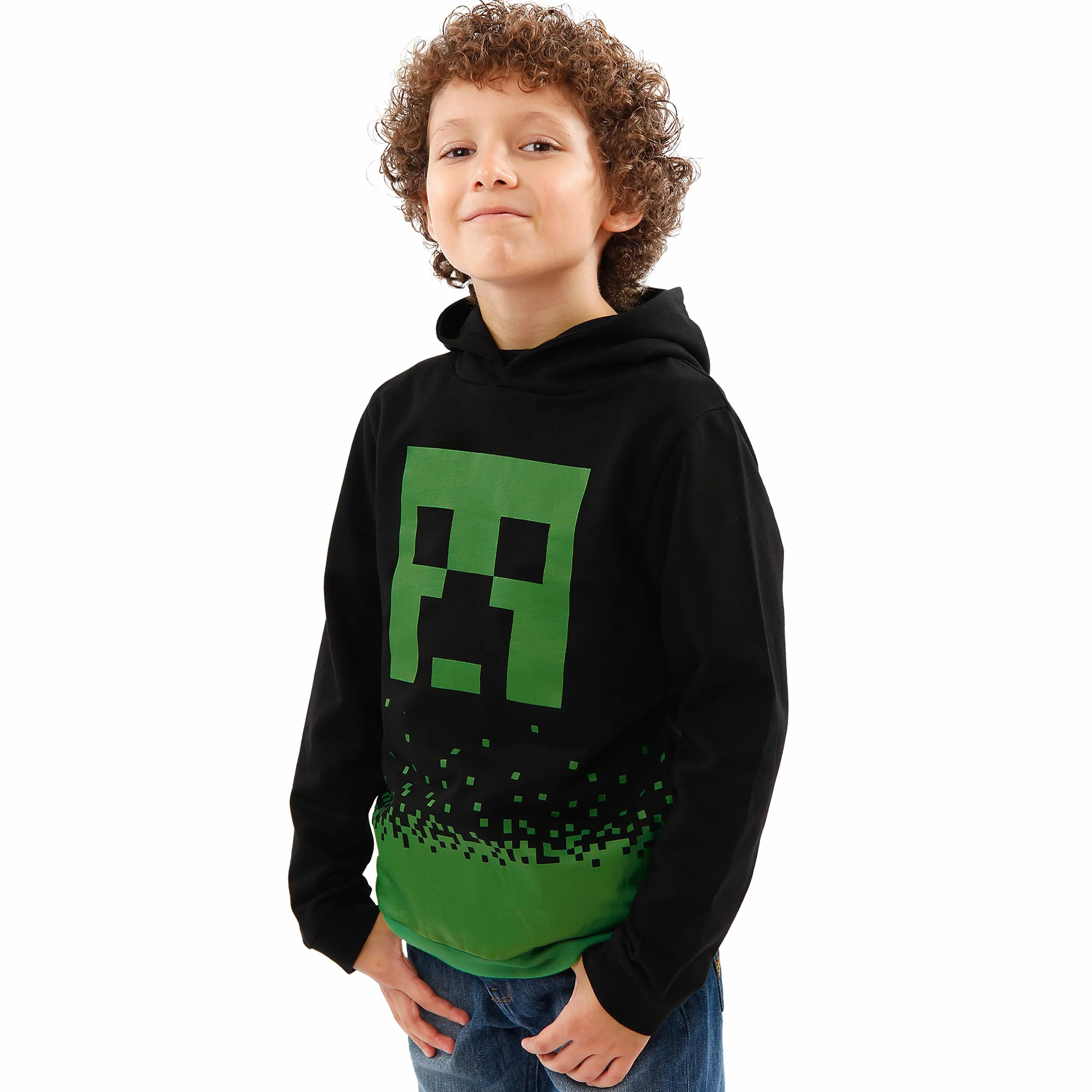 Minecraft Sudadera con Capucha niños | Sudadera con Capucha Creeper | Ropa de Juego para niños
