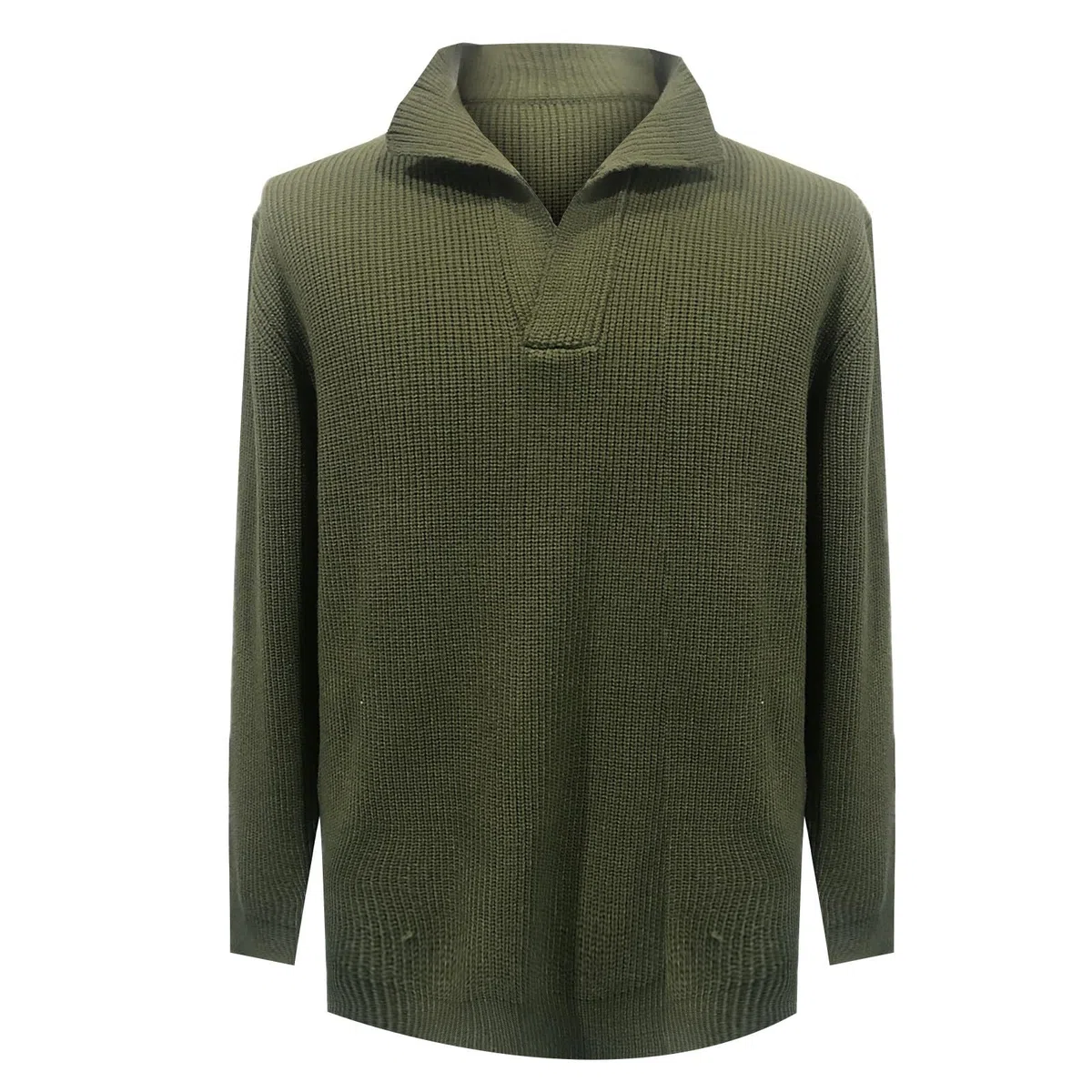 Sudadera básica para hombre, cuello de pico, jacquard, jersey de punto de invierno, corte regular, jersey de invierno, manga larga, cuello alto, tiempo libre, algodón, manga larga