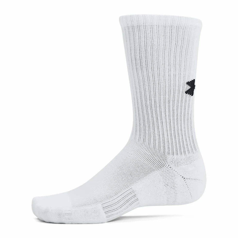 Under Armour Training Cotton Crew Socks 3 Pack Calcetín Unisex adulto (Pack de 6)