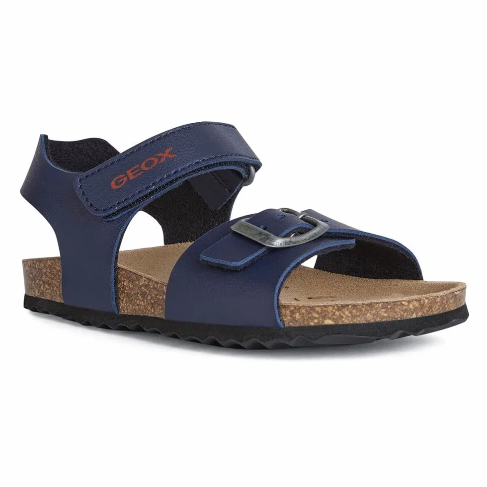 Geox Ghita Boy Sandalias Chicos Azul/Amarillo Sandalias Shoes