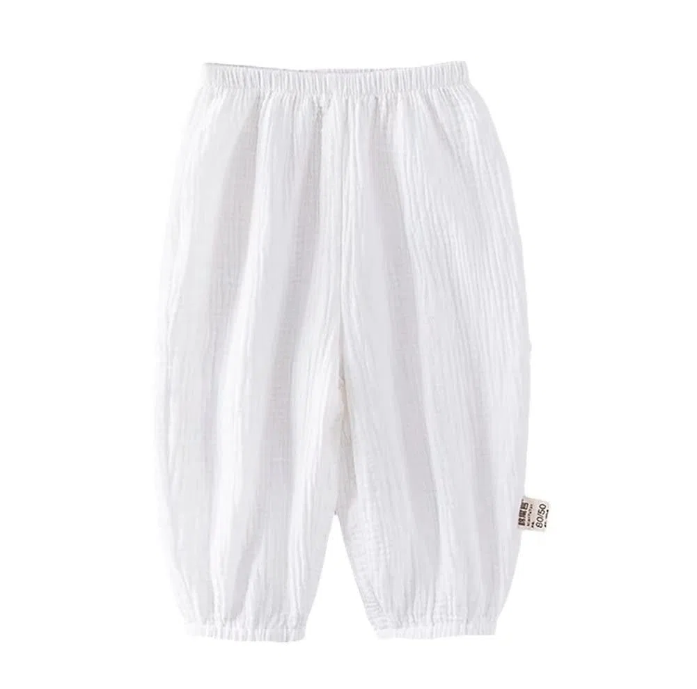 Pantalones largos ligeros para bebé, antimosquitos, algodón, pantalones climáticos, para niños y niñas, paquete de 2 unidades