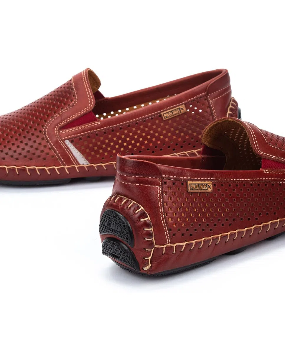 Pikolinos Mocasines en Cuero Jerez para Caballero