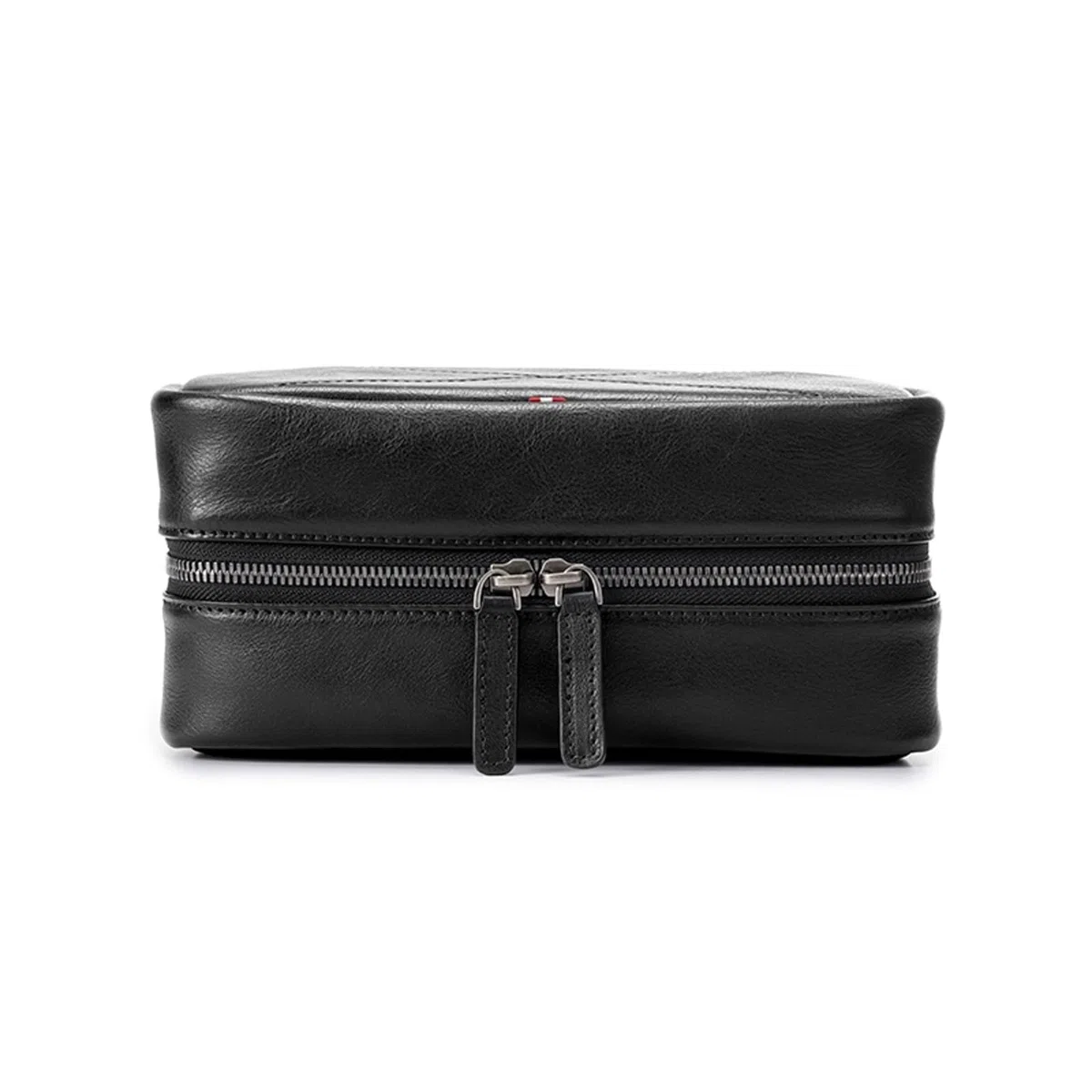 Neceser de Cuero for Hombre, Kit de Viaje y Organizador de higiene, Neceser de Viaje for Hombre(Black)