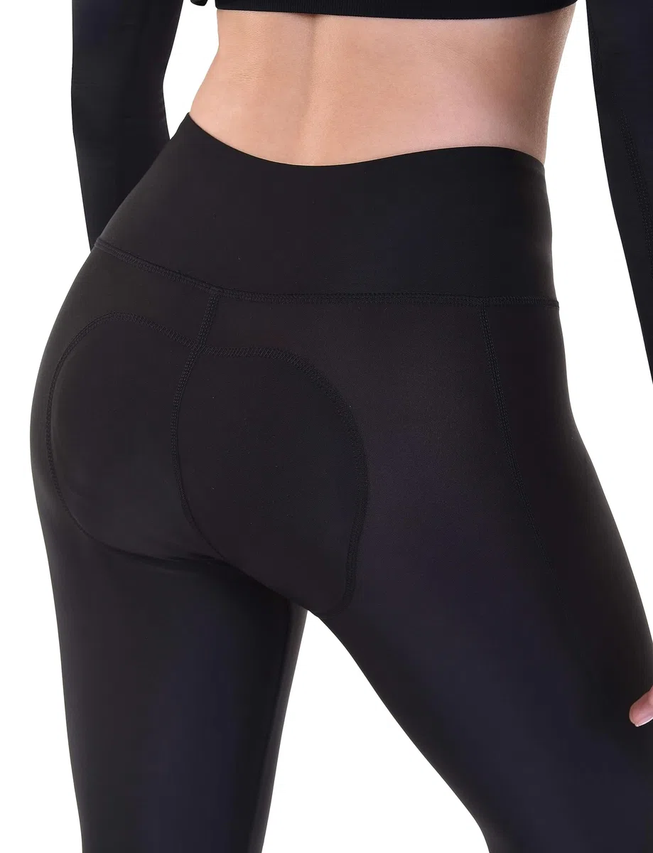 TCA Mallas de Ciclismo Acolchadas 3/4 para Mujeres, Cintura Alta, Transpirables, con Bolsillos, Antideslizantes y de Secado Rápido