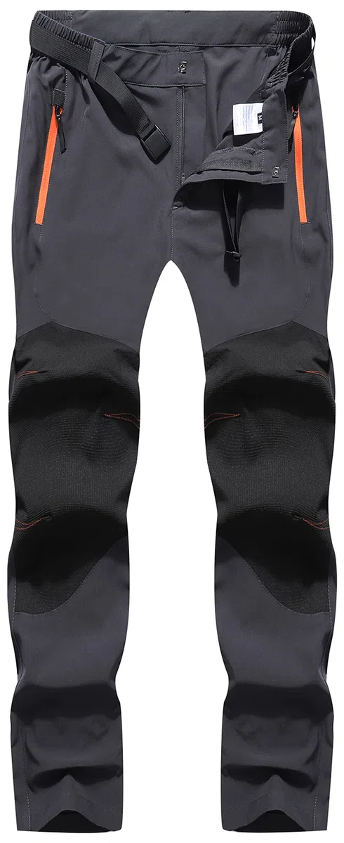 Pantalones Trekking Hombre Impermeable Montaña Senderismo Alpinismo Ligero Transpirable Secado Rápido Aire Libre