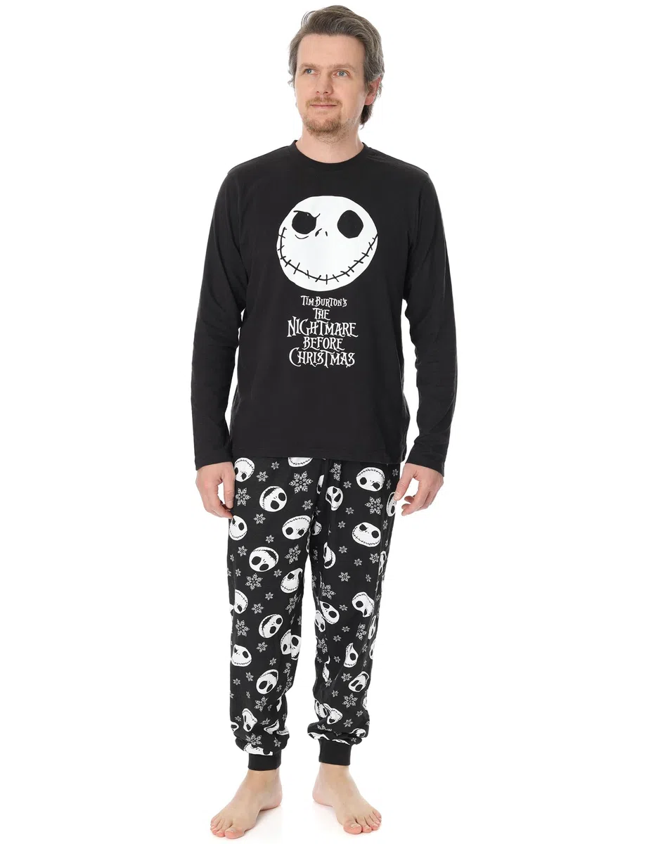 Disney The Nightmare Antes de Navidad Familia Pajama Hombres Mujeres Niñas Niñas
