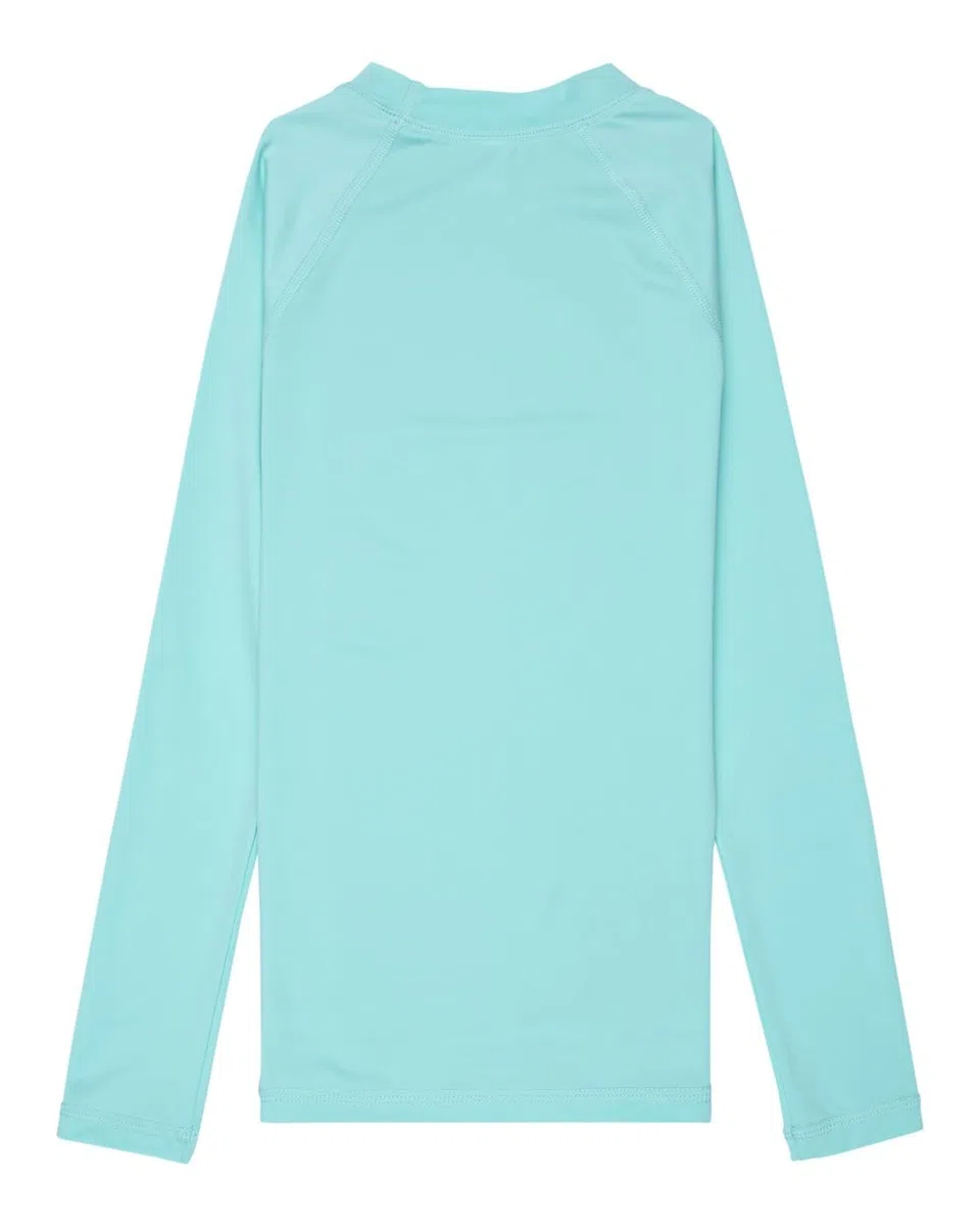 Roxy Whole Hearted LS Camiseta, Aqua Splash, 14 años para Niñas