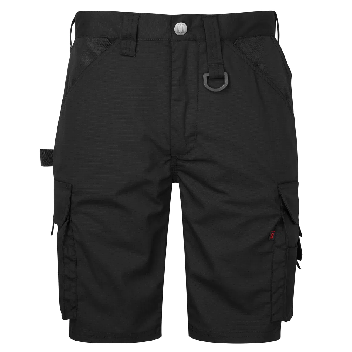 Pantalón Corto De Trabajo para Hombre - Slim Fit - Pantalón Cargo De Trabajo Tejido Ripstop Elástico Multibolsillos Cordura Cremallera YKK - Bevel Pro
