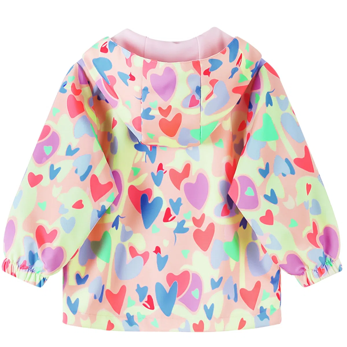 Chaqueta Impermeable Niña Niño Cortavientos Capucha Ligero Cazadora Manga Larga Softshell con Cremallera Chubasquero Primavera Otoño Abrigos Deportivos 2-10 Años