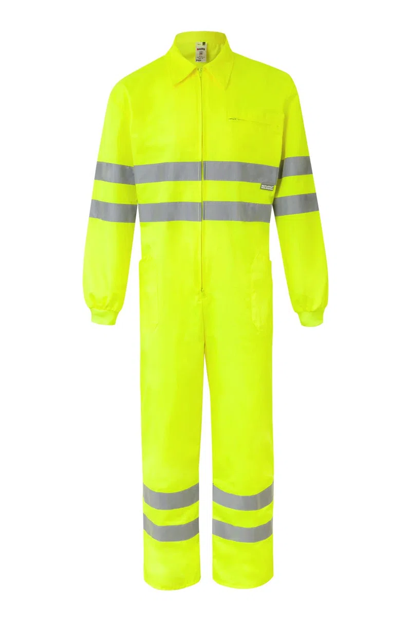 VELILLA 150; Mono de Alta Visibilidad; color Amarillo Flúor; Talla XL