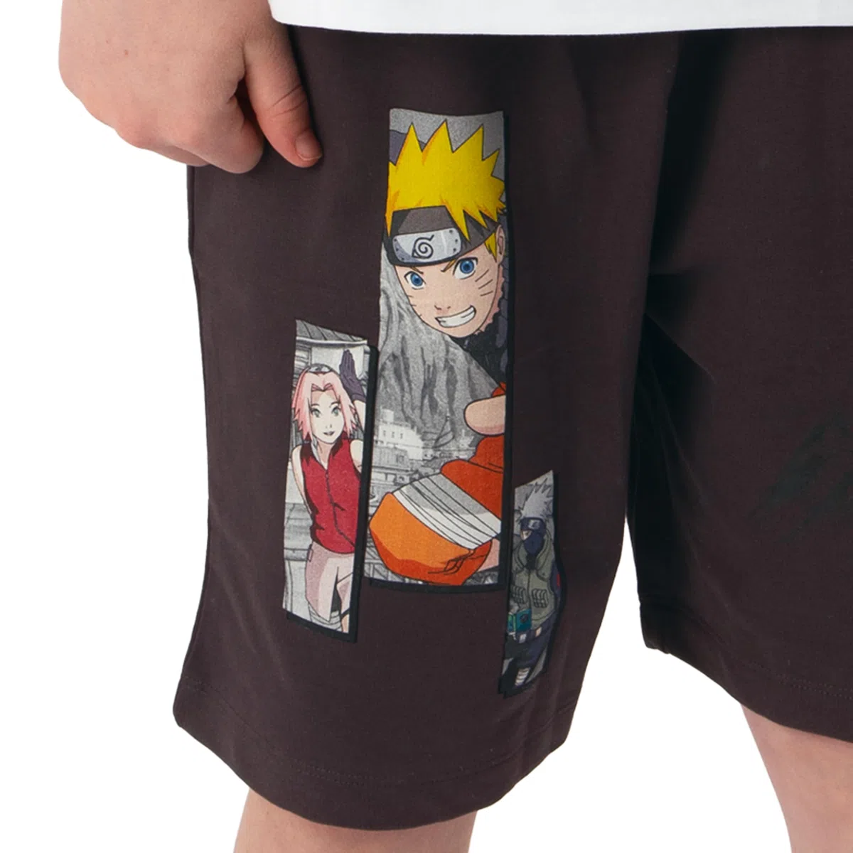 Naruto Set De Camiseta Niño Y Pantalón Corto, Anime Merch Camiseta Manga Corta Y Shorts, Conjunto De Ropa Para Niño