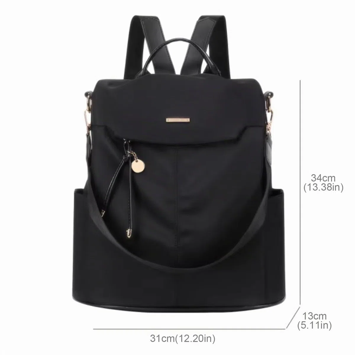 Leathario Mochila Antirrobo Para Mujer con Multibolsillos, Bolso Multifuncional para Uso Diario como Viaje, Escuela y Universidad