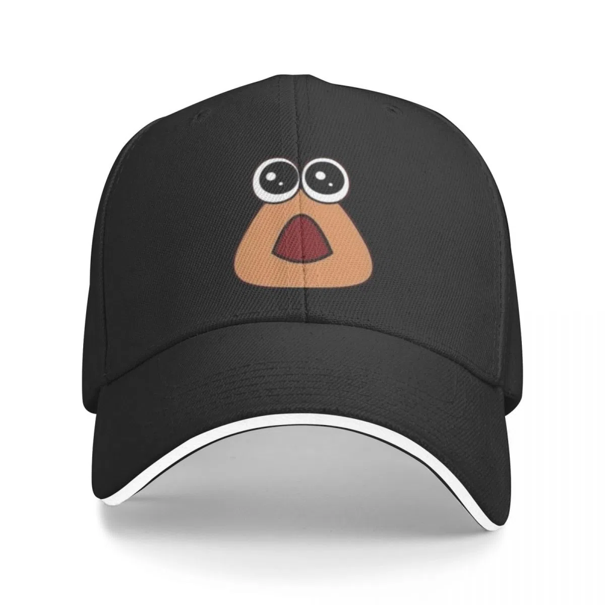 pou Hambriento :(Gorra de béisbol de Espuma para Fiesta Sombrero Hombre para el Sol Sombrero para niños Diseñador Hombre Mujeres
