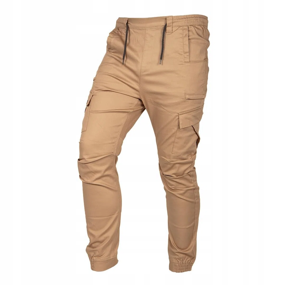NEO TOOLS Pantalones cargo de algodón para hombre con bolsillos, pantalones de trabajo, chinos, tácticos, para exteriores, para caza, senderismo, pantalones de trabajo, elásticos, tallas XS-3XL