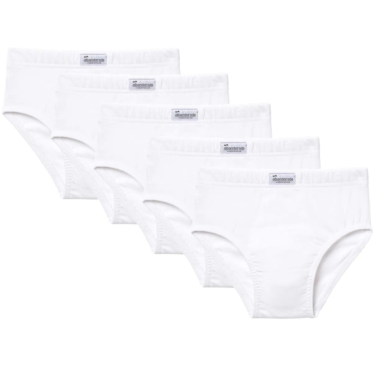 Abanderado Pack Slip Cerrado Junior Algodón 100% Niño x5