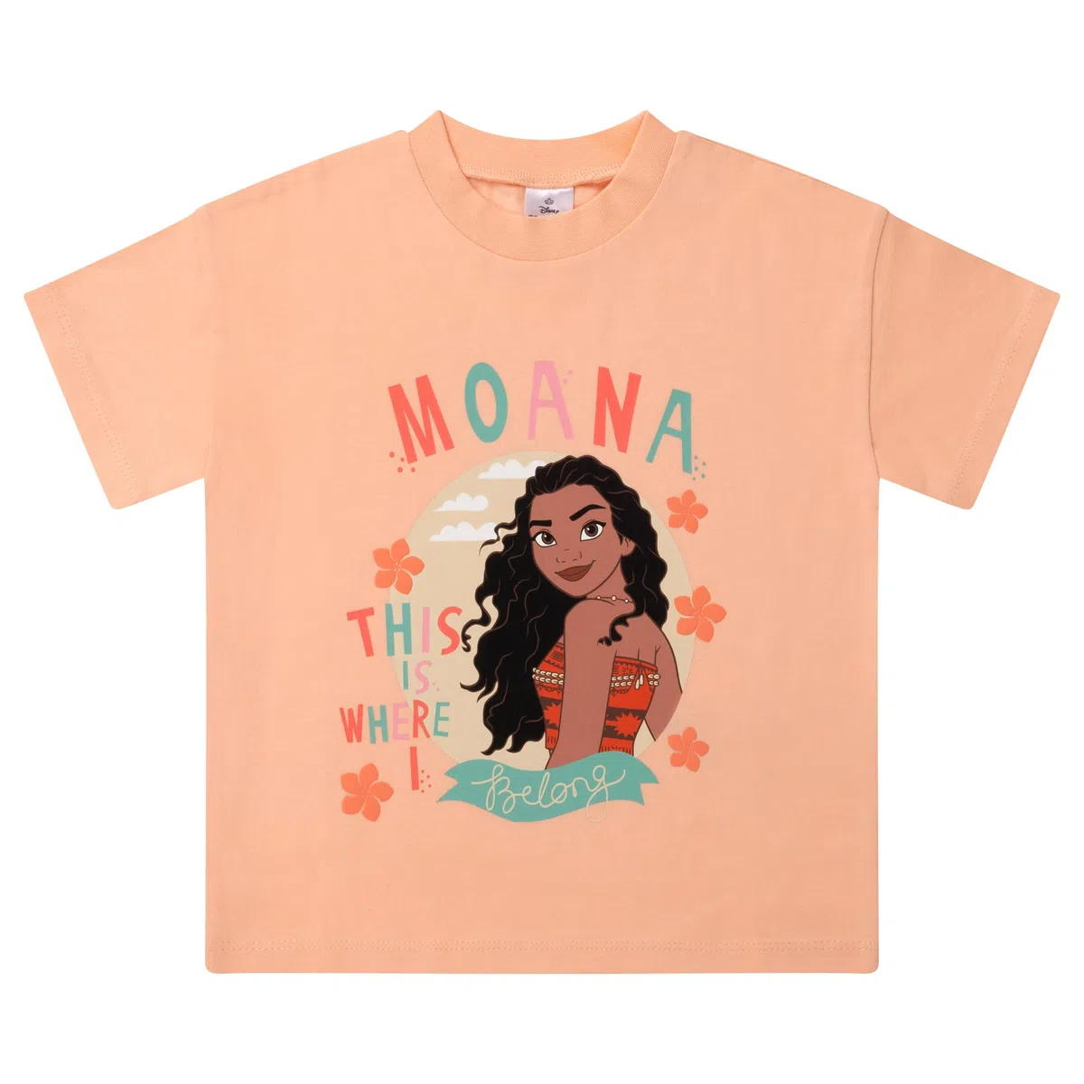 Disney Moana/Vaiana - Pijama de Manga Corta para Niños - 100% Algodón