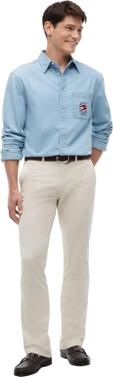 Tommy Hilfiger Pantalón Chino Hombre Core Denton Essential Twill Straight Fit