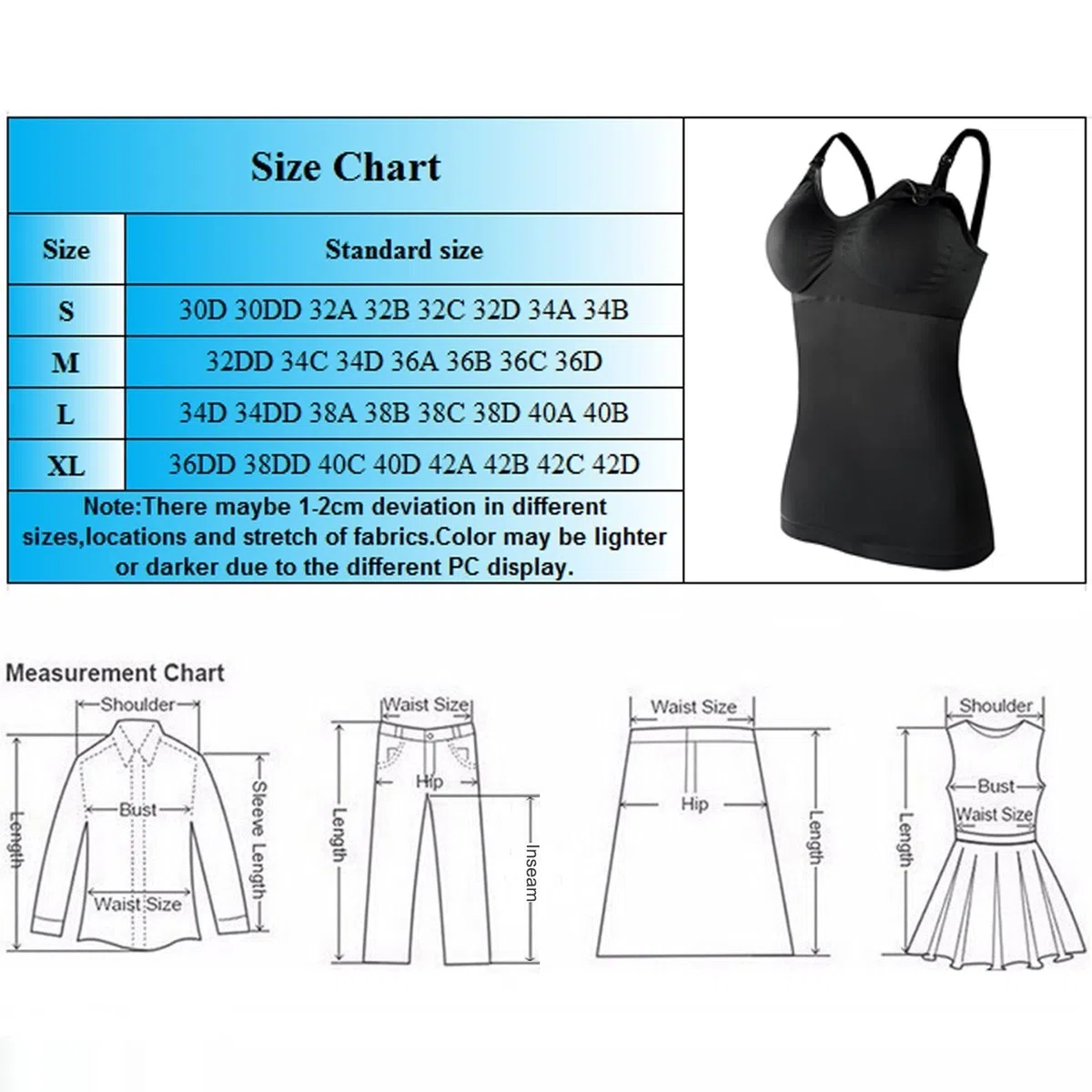 Ropa interior para mujer, conjunto de camisetas de lactancia para mujer, top de sujetador integrado para lactancia, maternidad, camisola Brasieres 2 unidades, con 4 almohadillas para el parto