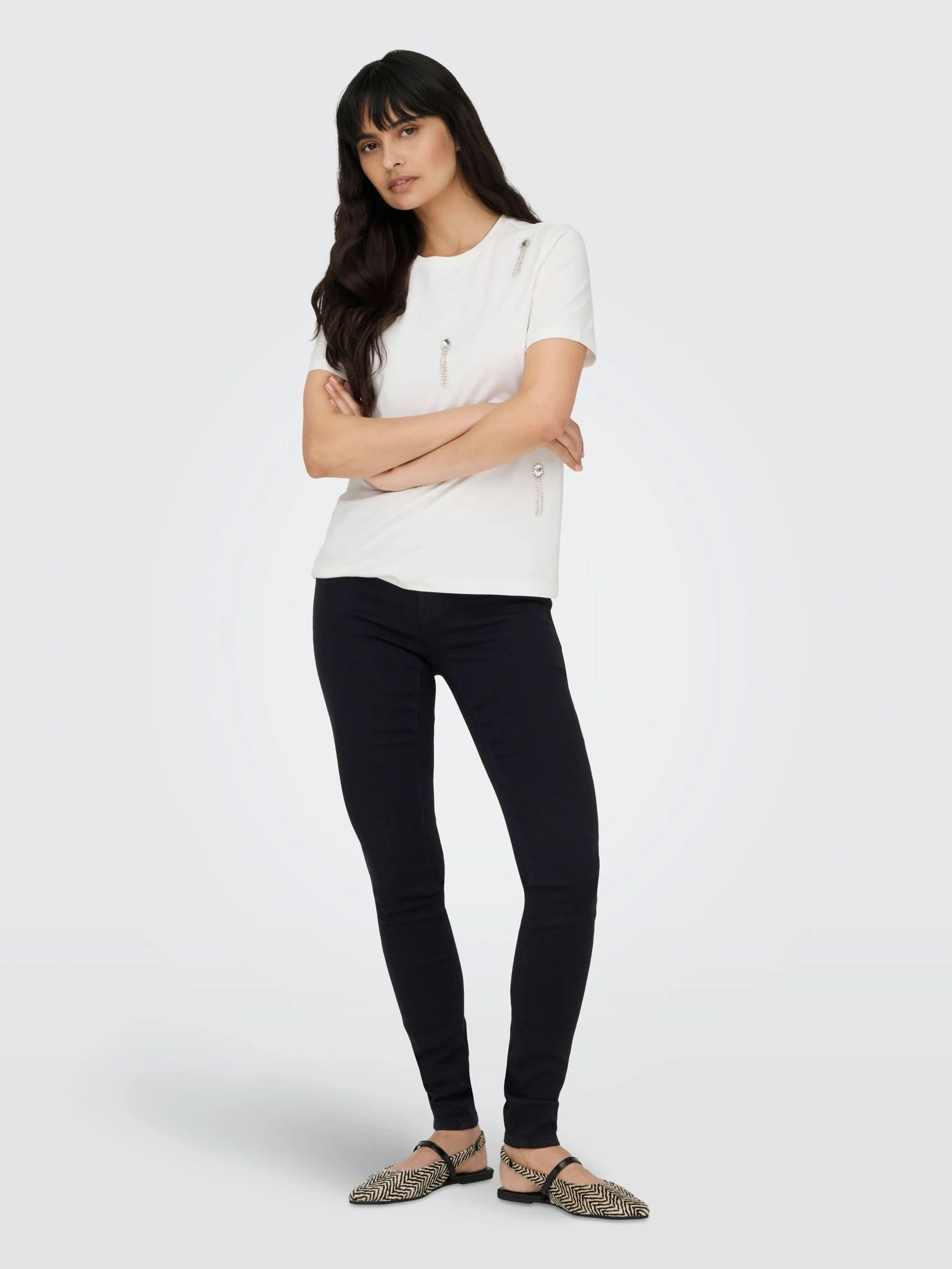 ONLY Skinny fit Jeans ONLRAIN Mid Waist Skinny Fit Jeans