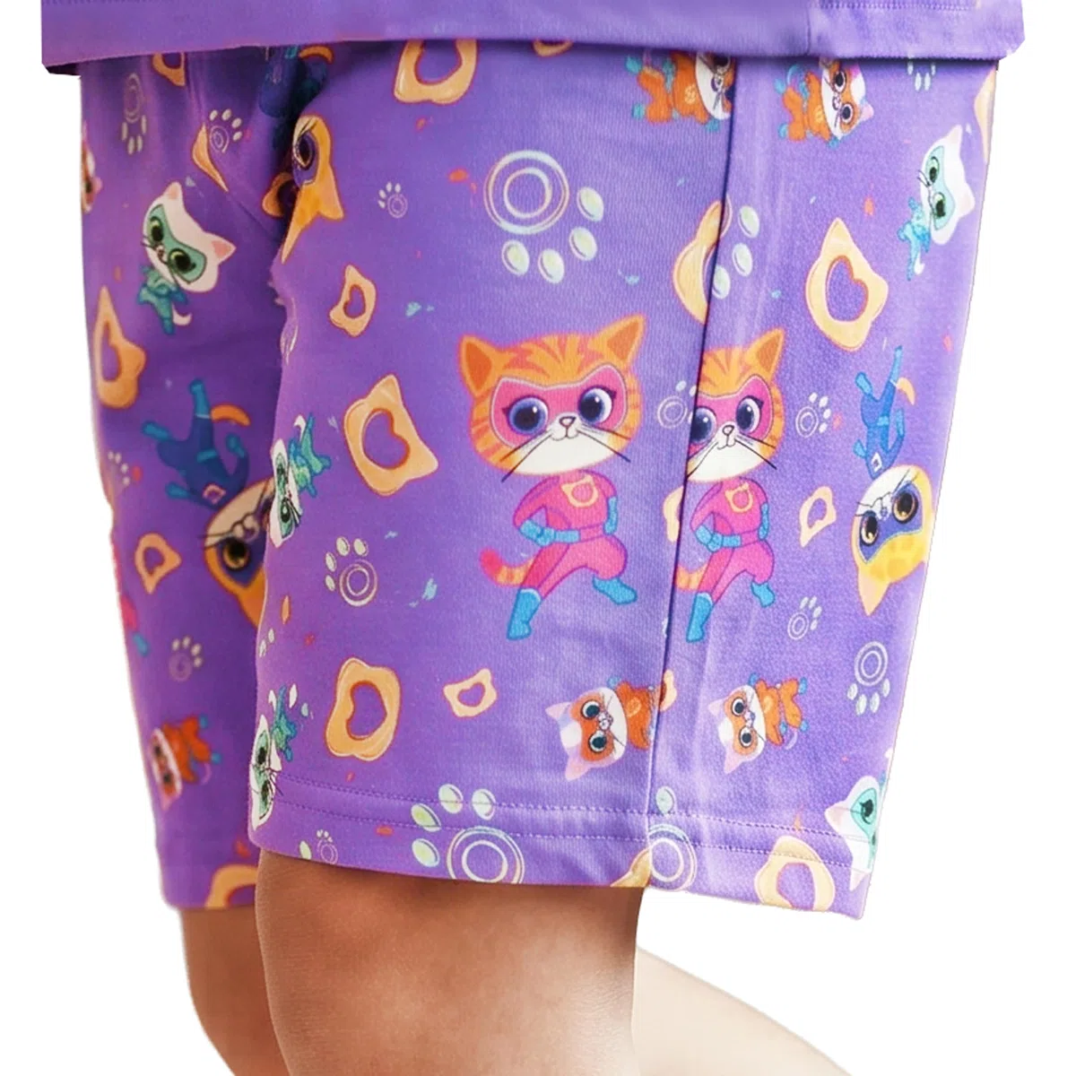 Disney SuperKitties Pijamas Niña, Pijama Chica de Manga Larga, Adorables Conjuntos de Pijama Niña