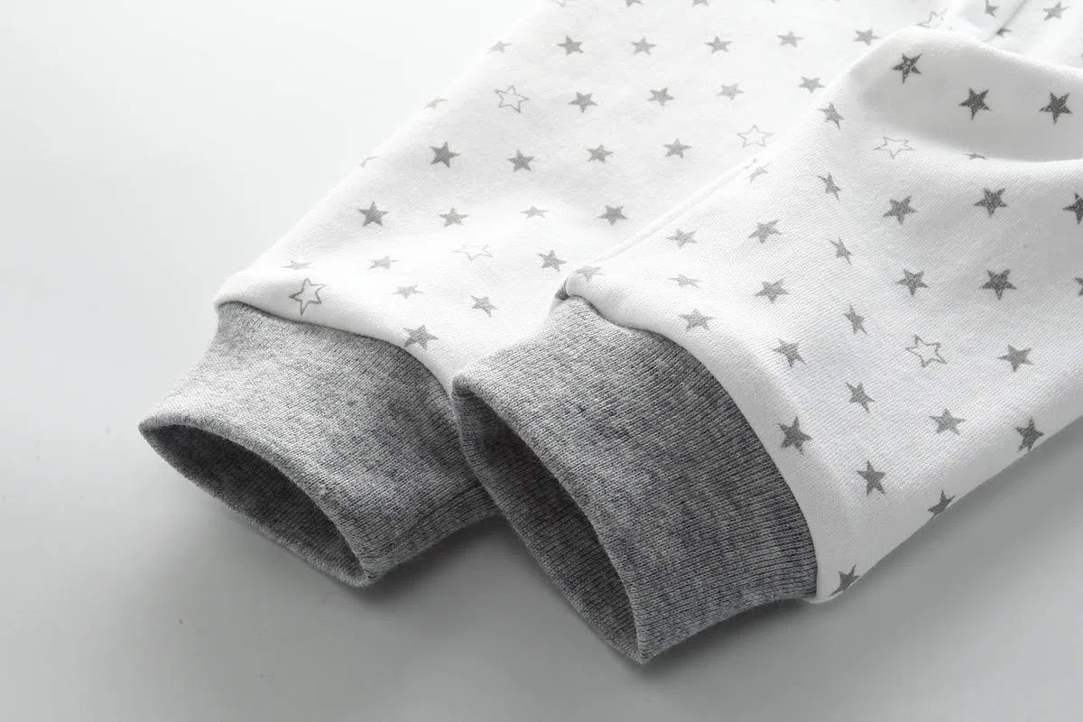 Kiddiezoom Paquete de 4 pantalones de forro polar neutro, unisex, para bebé, niños, niñas, 4 unidades