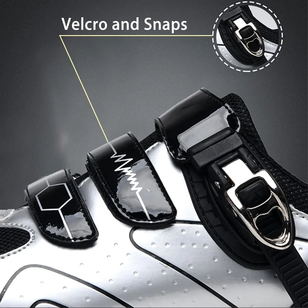 Hixingo Zapatilla de Ciclismo Hombre, Mujer Zapatos Bicicleta de Montaña Exterior MTB Compatibles con SPD Lock System, Zapatillas de Ciclismo Unisex Adulto Respirables