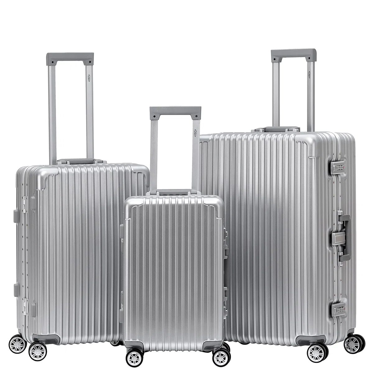 Flight Knight Maleta De Viaje Premium - 8 Ruedas Giratorias - Cerradura De Combinacion TSA Incorporada - Maleta Rigida Ligera para Cabina/Facturar - Gran Durabilidad