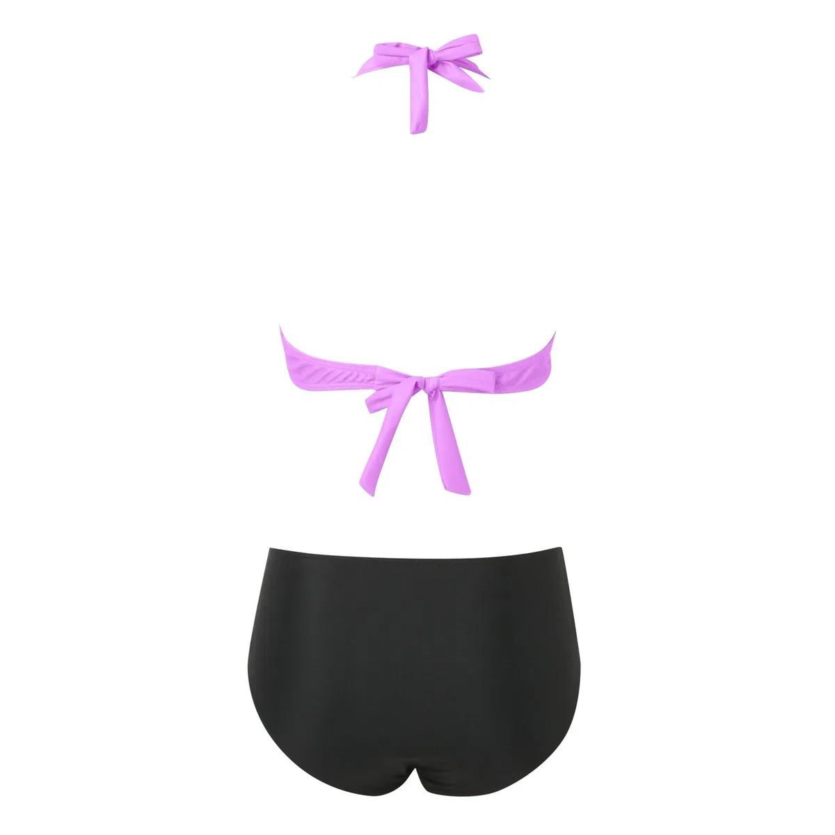 Conjuntos De Bikini for Mujer Conjunto Traje Baño Estampado con Parte Inferior for, Rojo Vino, S