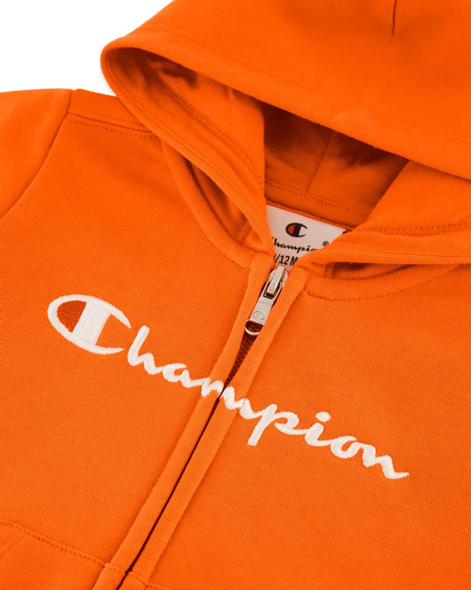 Champion Legacy Script Shop Td (306898) - Ultra-light Powerblend Fleece Hooded traje Niños (Pack de 1)