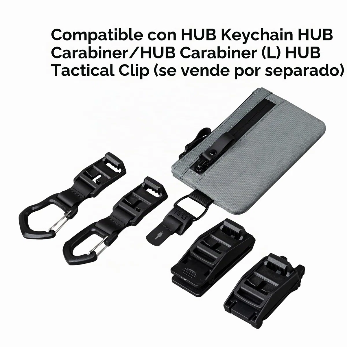 ALPAKA Zip Pouch, Monedero Hombre Pequeño con Cremallera, Cartera para Hombre con Bloqueo RFID, Bolsa Organizadora de Bolsillo, Monedero Minimalista para Tarjetas, Resistente al Agua X-Pac