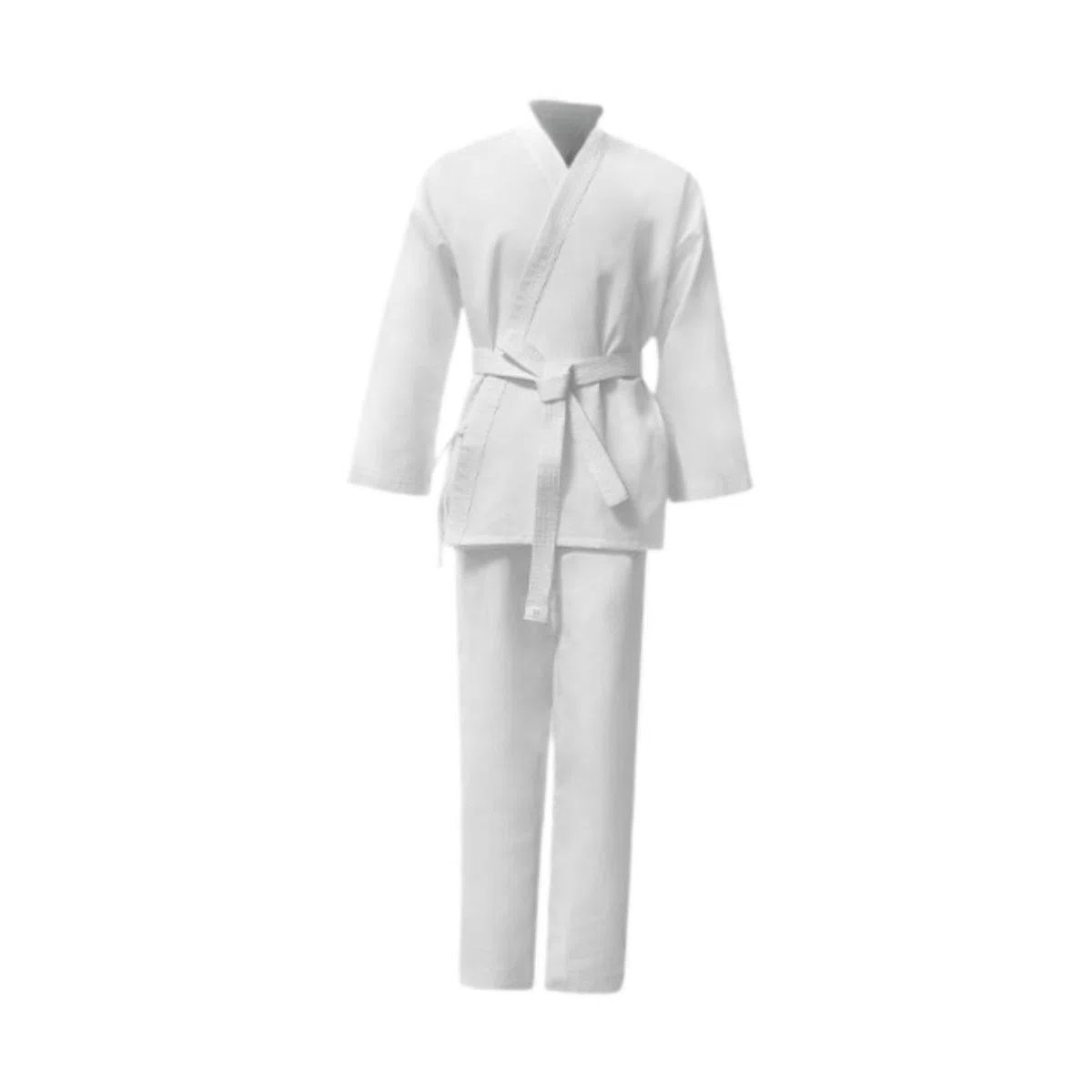 rockible Uniforme de Karate, Karate Gi, Mangas Largas Transpirable con Cinturón Conjunto de Trajes de Karate, Ropa de Karate para Ejercicio de Karate de